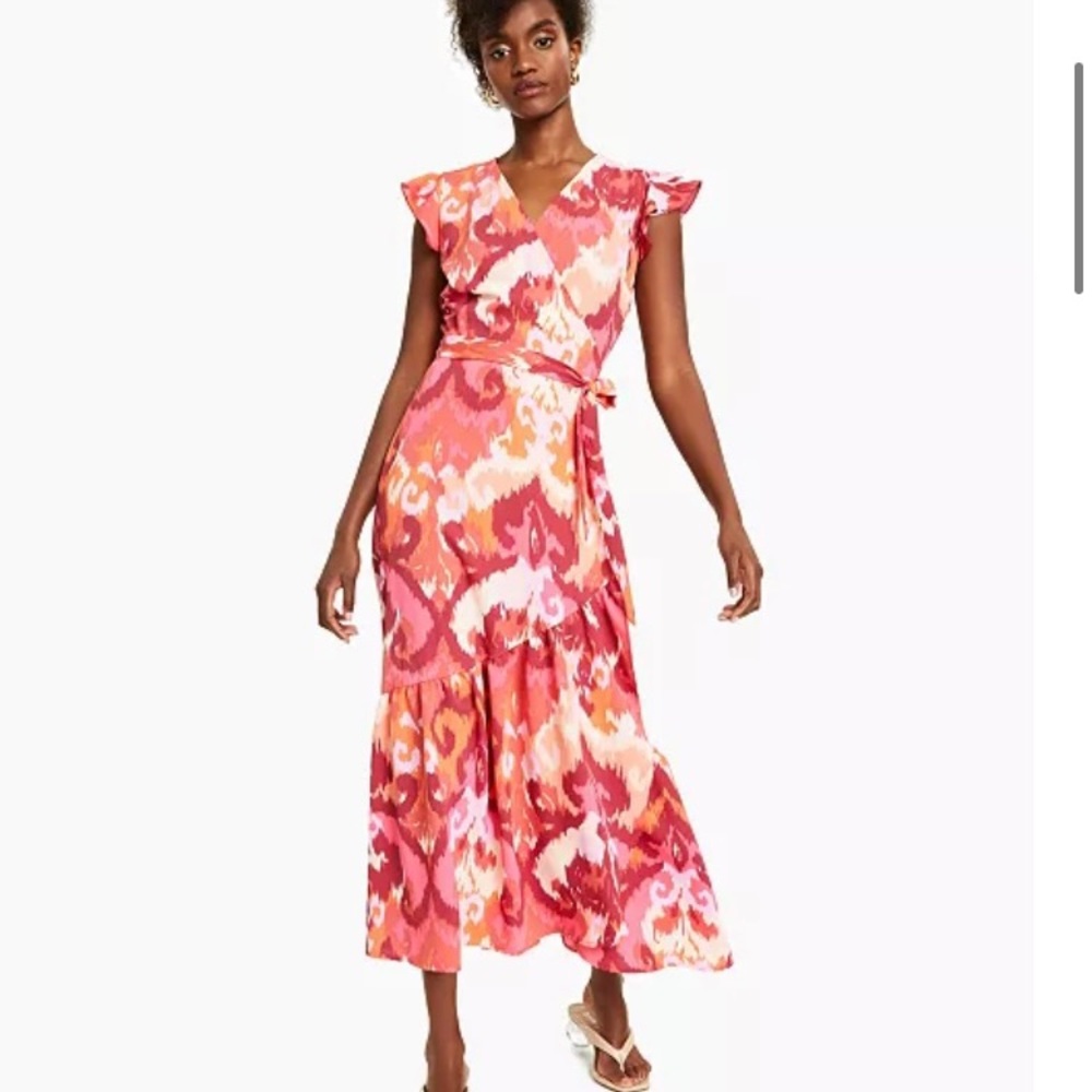 Bar111+High Low+Wrap Dress